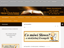 Tablet Screenshot of odnowa.przemyska.pl