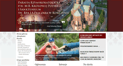 Desktop Screenshot of korczyna.przemyska.pl