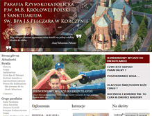 Tablet Screenshot of korczyna.przemyska.pl