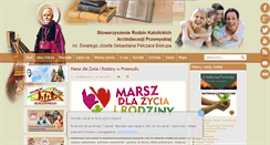 Desktop Screenshot of dlarodziny.przemyska.pl