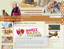 Tablet Screenshot of dlarodziny.przemyska.pl